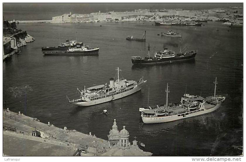 Pays Divers- Malte -ref E992- Malta - Grand Harbour  - Carte Bon Etat  - - Malta