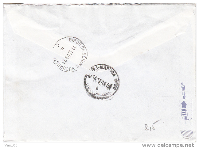 KARABUK, SIIRT AND AKSARAY TOWNS, STAMPS ON REGISTERED COVER, 2009, TURKEY - Cartas & Documentos