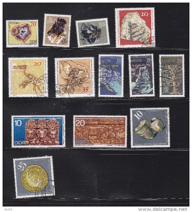 LOT DDR  INTERESSANT A PRIX TRES REDUIT TIMBRES   OBLITERES - Collections (sans Albums)