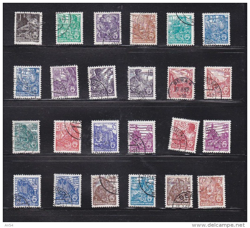 LOT DDR  INTERESSANT A PRIX TRES REDUIT TIMBRES   OBLITERES