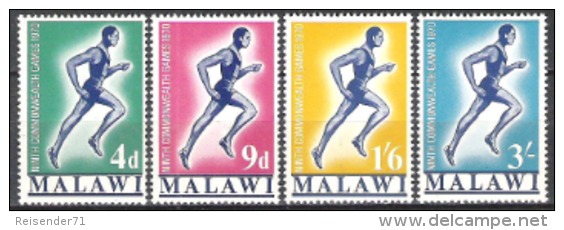 Malawi 1970 Organisationen Sport Commonwealth-Sportwettkämpfe Spiele Leichtathletik Laufen Läufer, Mi. 128-1 ** - Malawi (1964-...)