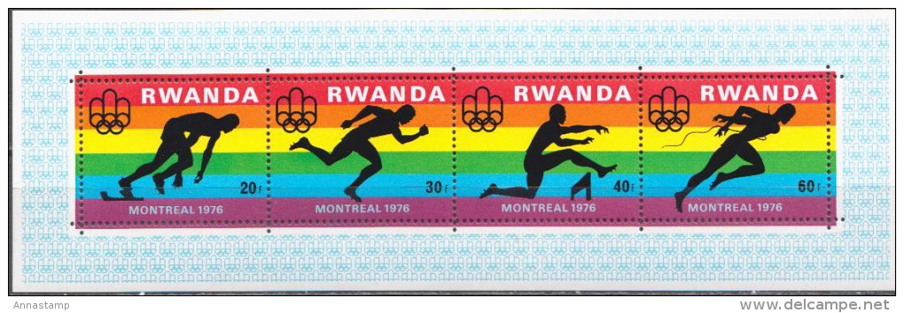 Ruanda MNH Olympic Games SS - Summer 1976: Montreal