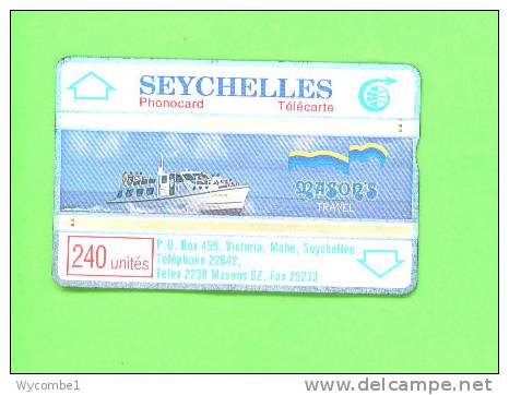 SEYCHELLES - Optical Phonecard/Ferry Boat - Seychelles