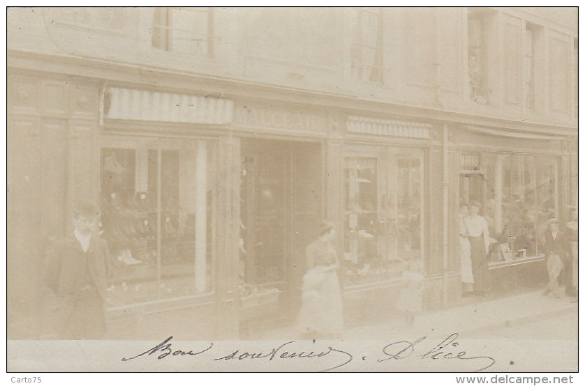 Commerce - Carte-Photo -  Magasin Chaussures - Maison Mauclair - A Situer - Negozi