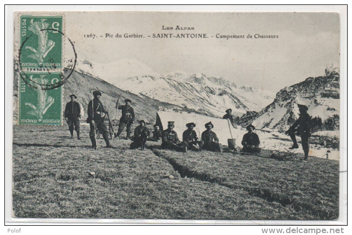 Pic Du Gerbier - SAINT ANTOINE - Campement De Chasseurs  (83086) - Autres & Non Classés