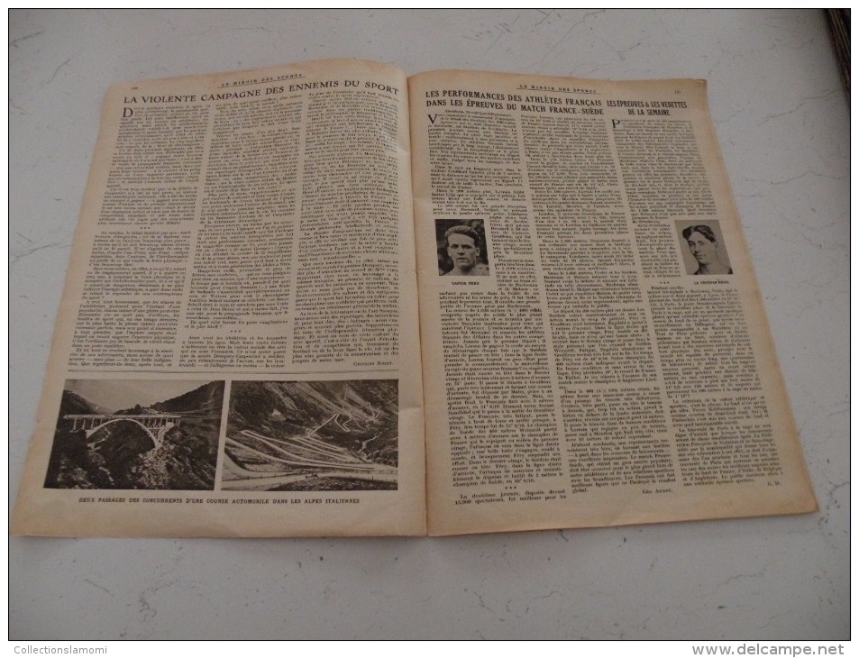 Le Miroir Des Sports N°61 - 1.9.1921 Vélo/Ruby/Football/Athlétisme/Boxe,autre Sports Même Mécanique - 1900 - 1949