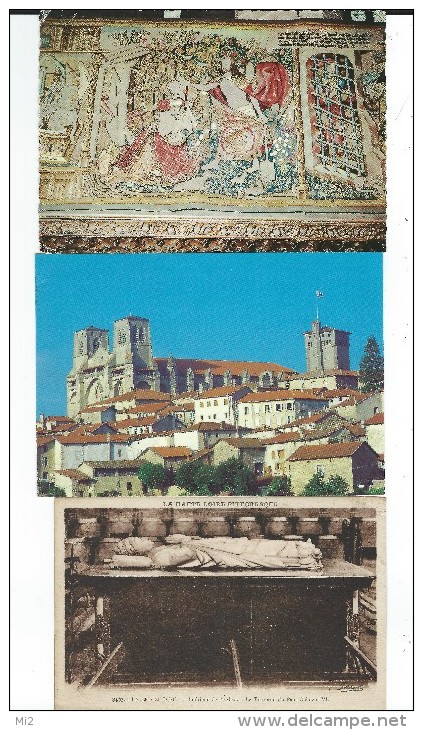 43 La Chaise Dieu Lot 5 Cartes  Scannées - La Chaise Dieu