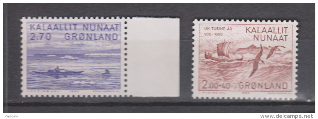 Yvert 124 / 125 ** Neuf Sans Charnière MNH - Unused Stamps