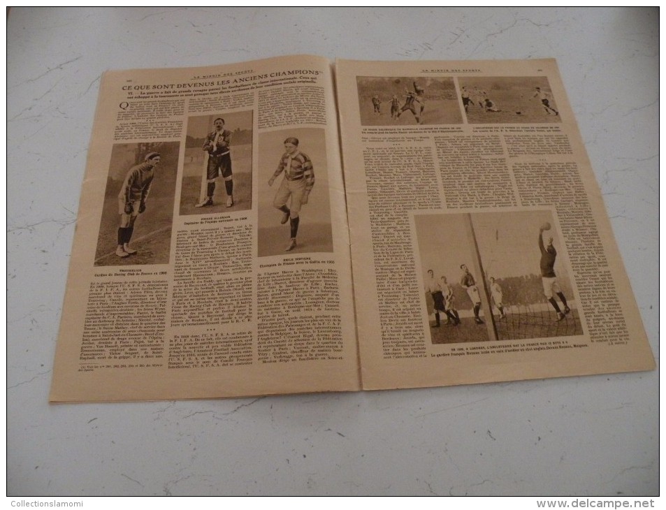 Le Miroir Des Sports N°286 - 4.11.1925 Vélo/Ruby/Football/Athlétisme/Boxe,autre Sports Même Mécanique - 1900 - 1949