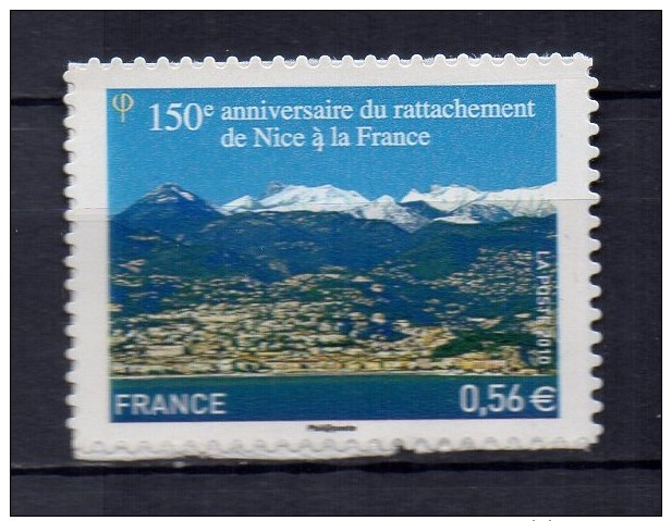 FRANCE - 2010 - 150e ANNIVERSAIRE DU RATTACHEMENT DE NICE A LA FRANCE  -  N° 469 - NEUF*** - Autres & Non Classés