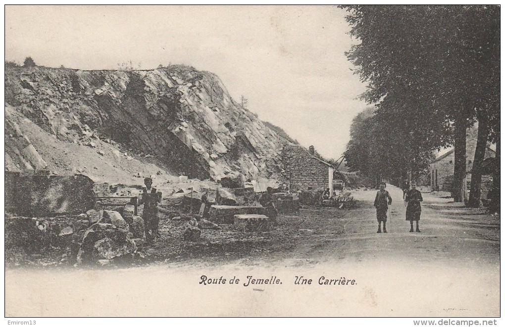 Rochefort Route De Jemelle Une Carrière 1904 - Rochefort