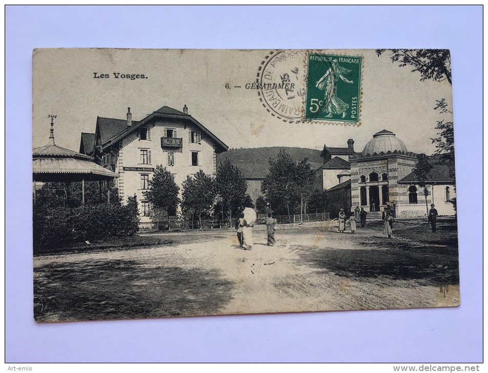 GERARDMER  6 Les Vosges Lorraine Montagne Village CPA Postcard Animee - Gerardmer