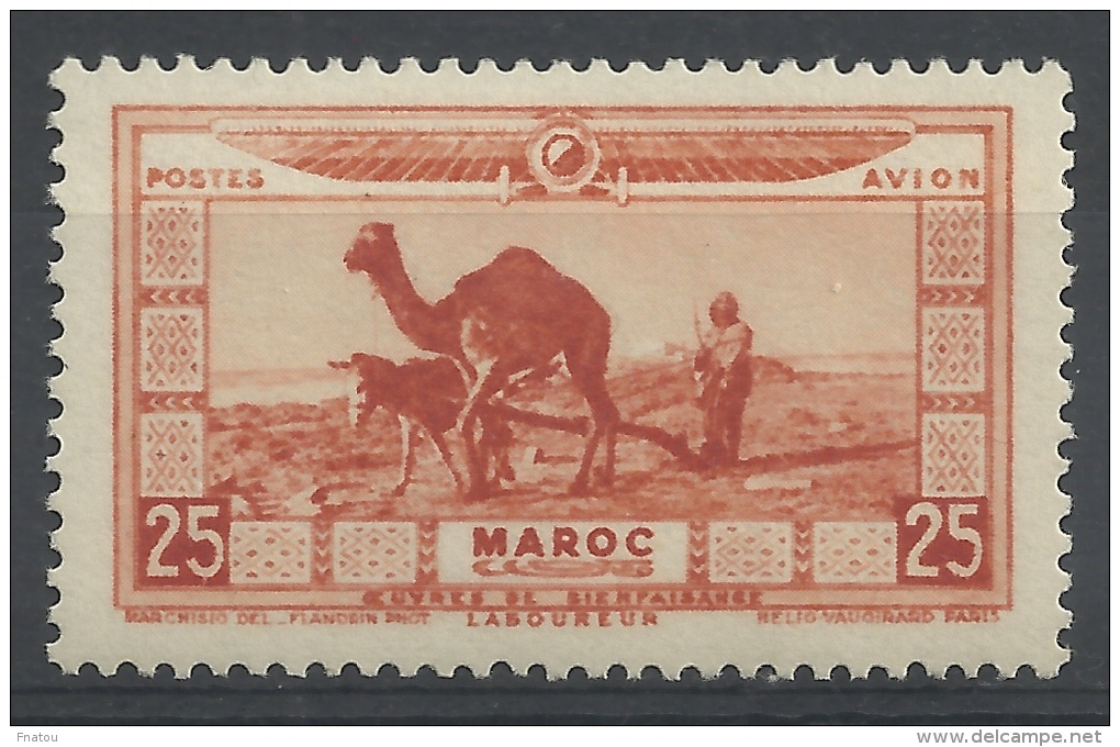 French Morocco, Dromedary Camel, 1928, MNH VF Airmail - Luftpost