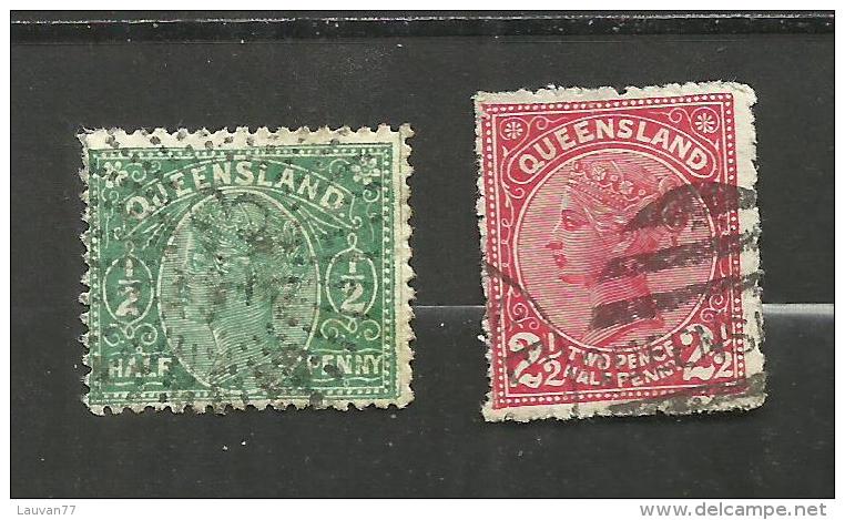 Queensland N°63, 64 Cote 3 Euros - Gebraucht