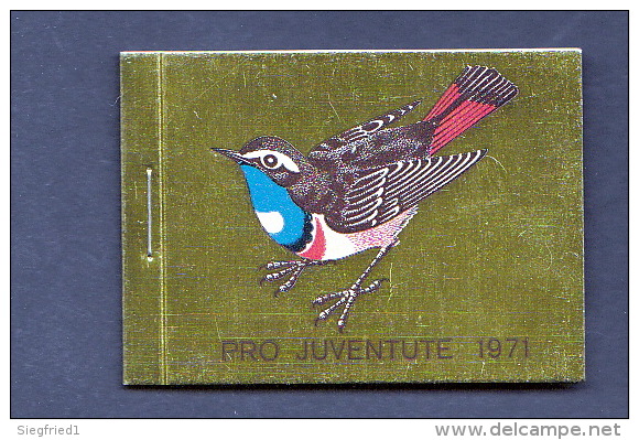 Schweiz **  0-62   Markenheft Pro Juventute 1971 Postpreis  6,00 CHF - Carnets