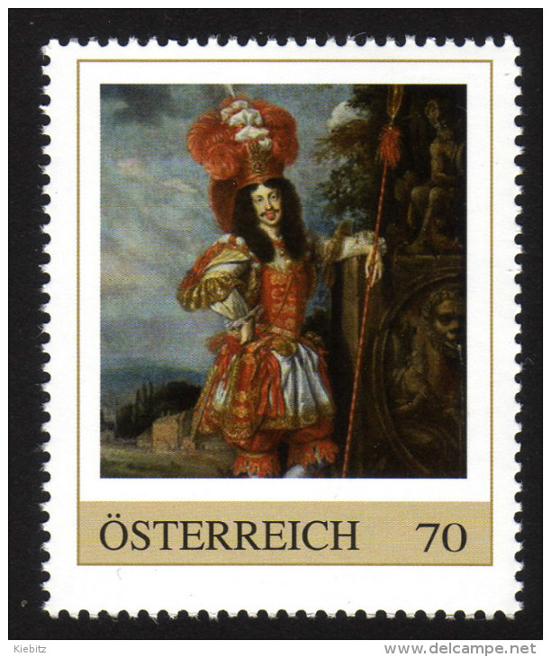 ÖSTERREICH 2012 ** Kaiser Leopold I. - PM Personalized Stamp MNH - Personalisierte Briefmarken