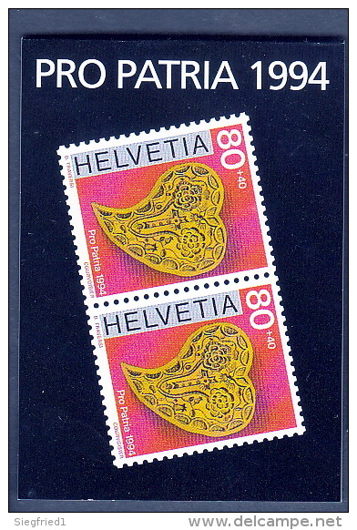 Schweiz **  0-97    Markenheft Pro  Patria  1994  Postpreis   12,80 CHF - Booklets
