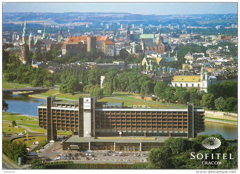 Sofitel Cracow Hotel, Krakow, Poland Postcard Posted 2001 Stamp - Polen