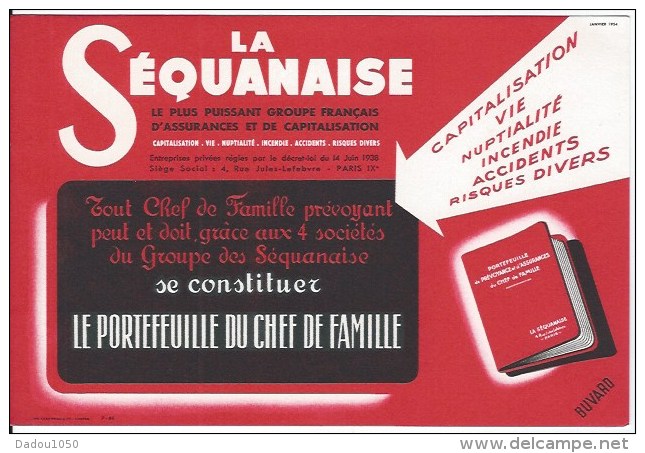 La Séquanaise 1954 - Banque & Assurance