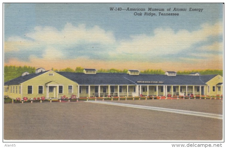 Oak Ridge Tennessee, American Museum Of Atomic Energy, Nuclear History, C1950s Vintage Curteich Linen Postcard - Oak Ridge