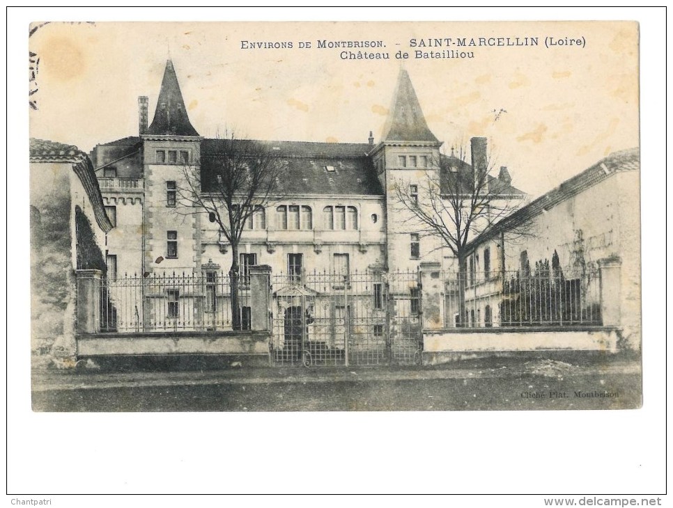 Saint Marcellin - Chateau De Batailliou - Environs De Montbrison - Autres & Non Classés