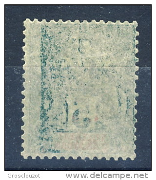 Anjouan Protettorato Francese 1892-99 Tipi Sage N. 4 C. 5 Verde MNG (senza Gomma) DECALCO Catalogo € 20 - Other & Unclassified