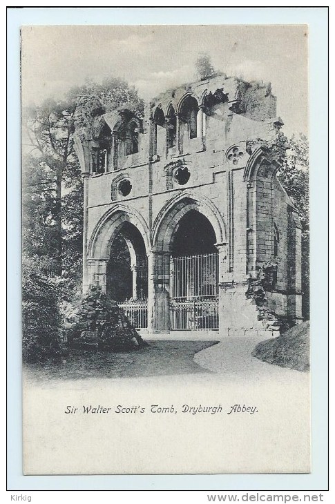 Dryburgh Abbey - Sir Walter Scott's Tomb - Roxburghshire