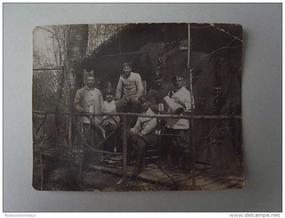 1 PHOTO - GERMANY ? !!! WORLD WAR GERMAN ? SOLDIER (2 SCANS) - Guerre, Militaire