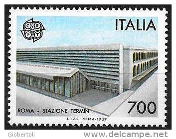 Italia/Italie/Italy: Roma - Stazione Termini, Rome - Termini Station, Rome - La Gare Termini, Europa CEPT - Treni