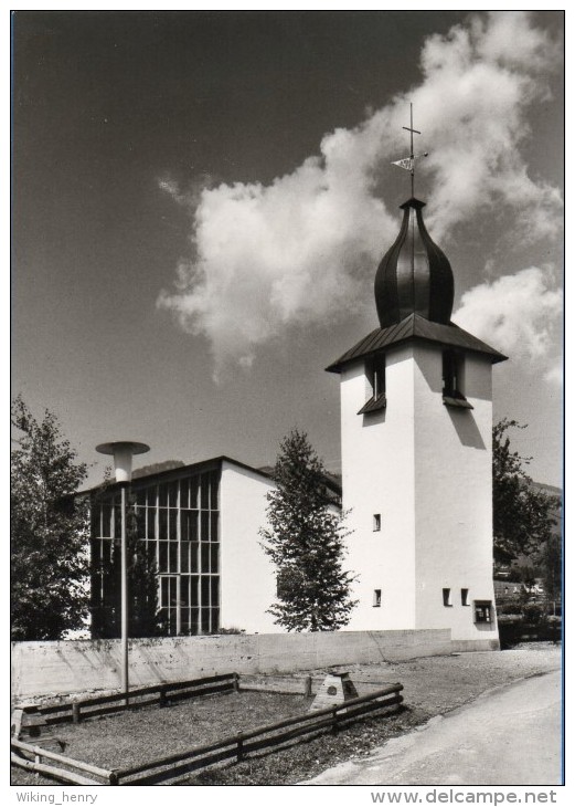 Fischen Im Allgäu - S/w Evangelische Kirche Zum Guten Hirten - Fischen