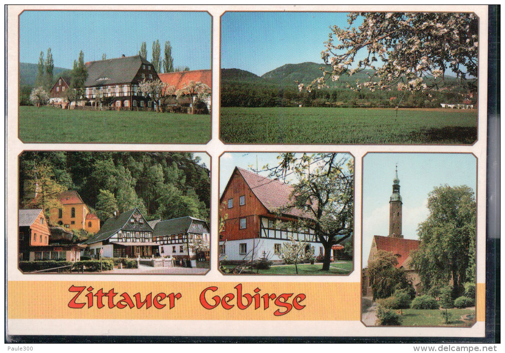 Zittau - Zittauer Gebirge - Mehrbildkarte - Oybin - Olbersdorf - Waltersdorf - Zittau