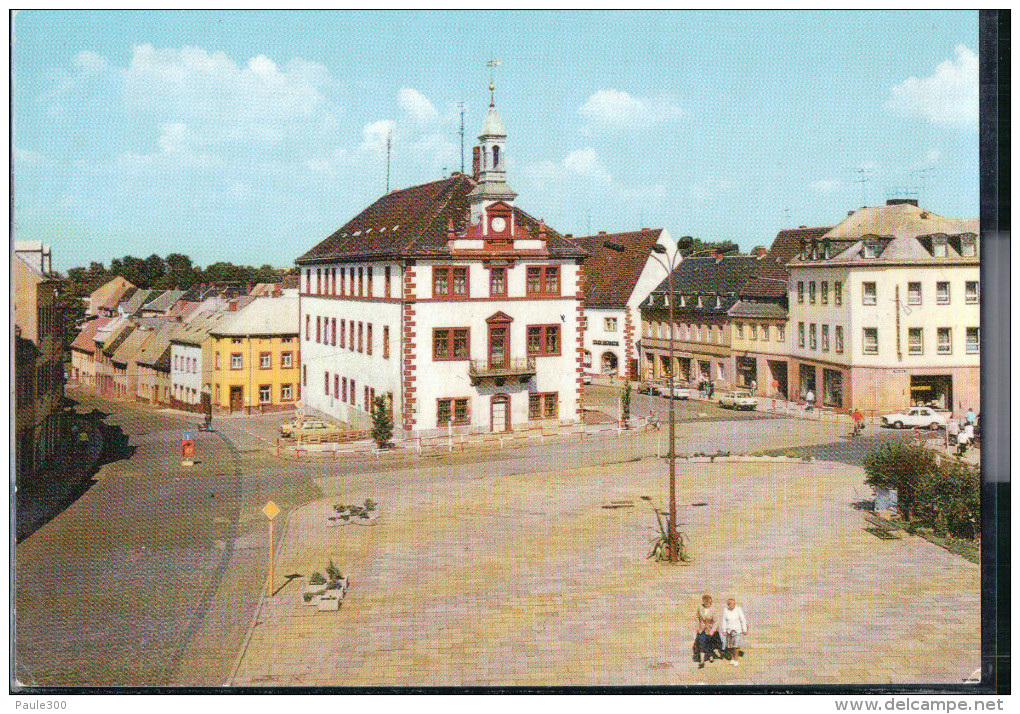 Geithain - Markt Mit Blick Zum Rathaus - Geithain