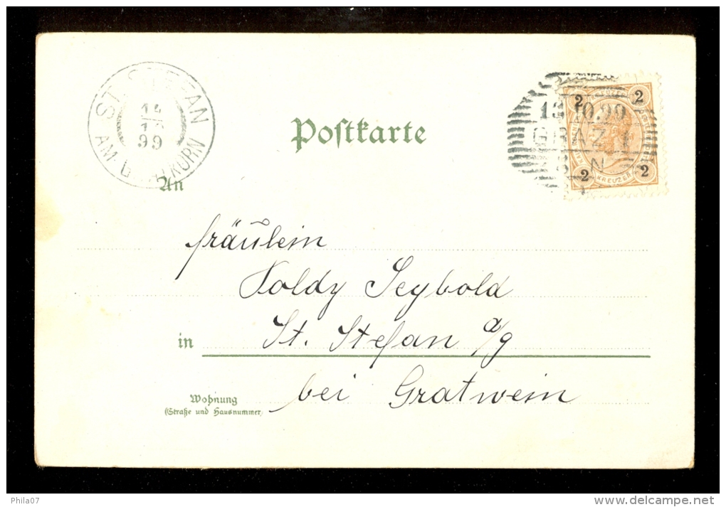 L. Schmutzler - Weiblicher Ubermut / Year 1899 / Old Postcard Circulated - Schmutzler, L.