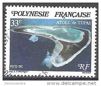 Polynésie Française 1982 Michel 360 O Cote (2005) 0.65 € Atoll De Tupai Cachet Rond - Oblitérés