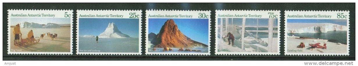 Australie // Territoire Antarctique // 1984// Série Courante ** Vues Du Territoire Yvert & Tellier No. 63 à 67 - Autres & Non Classés