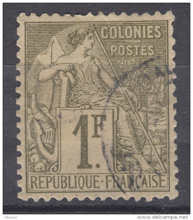 France Colonies General Issues 1881 Yvert#59 Used - Alphee Dubois