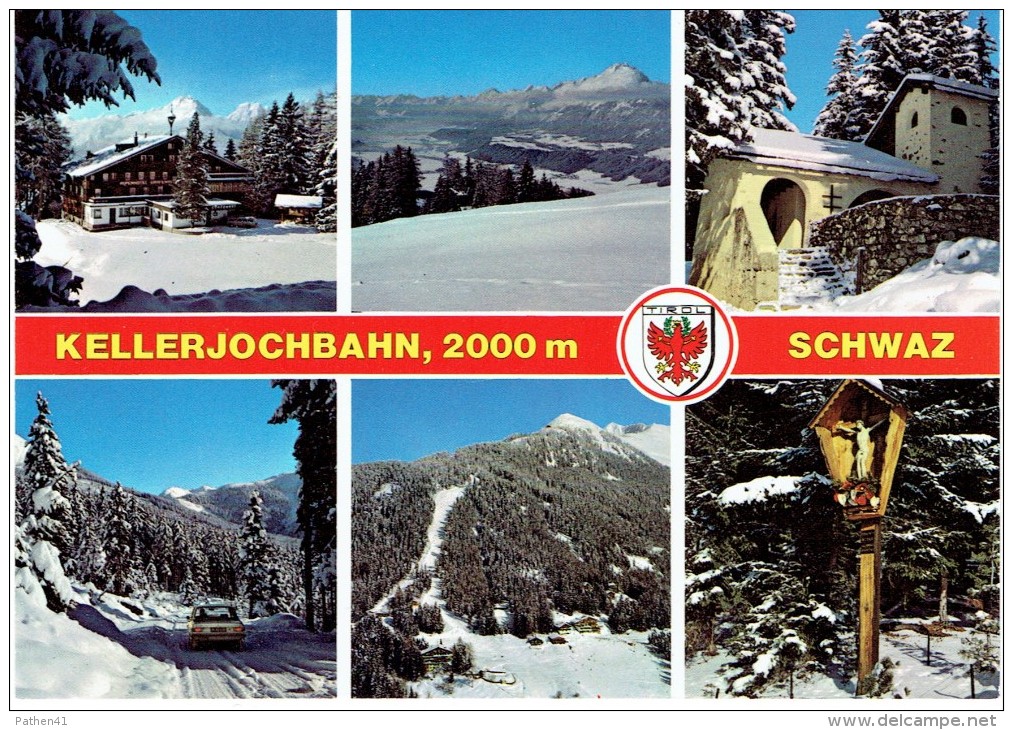 CPM AUTRICHE TYROL SCHWAZ - Kellerjochbann - Multivues - Schwaz