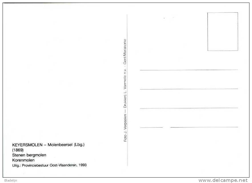 MOLENBEERSEL Bij Kinrooi (Limb.) - Molen/moulin - De Keyersmolen In 1993, Opgezeild En In Werking. - Kinrooi