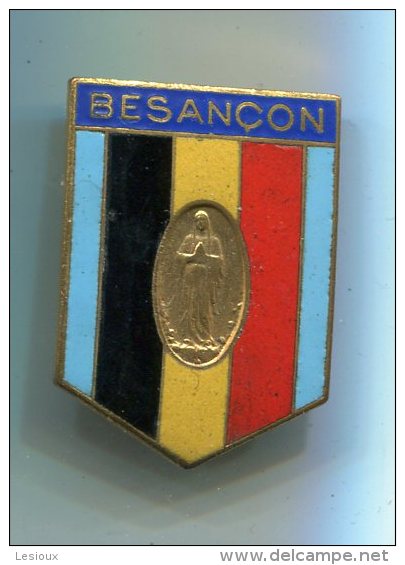 A193 INSIGNE RELIGIEUX DIOCESE DE BESANCON CHOBILLON - Religion & Esotérisme