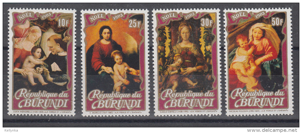 Burundi - 910/913 - Noël - Christmas - 1983 - MNH - Neufs