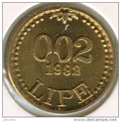 Slovénie Slovenia 0.02 Lipe 1992 Essai Pattern UNC KM TN5 - Slovenia