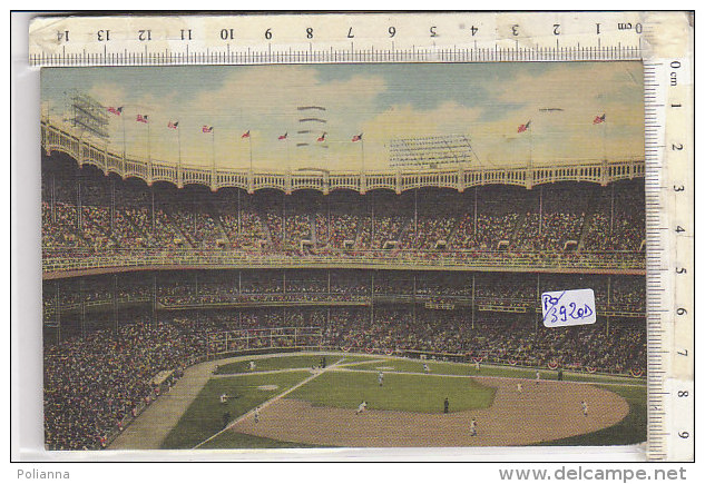 PO3930D# NEW YORK - YANKEE STADIUM - BASEBALL  VG 1954 - Stadia & Sportstructuren