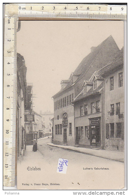 PO3954D# GERMANIA - GERMANY - EISLEBEN - LUTHER'S GEBURTSHAUS  No VG - Eisleben