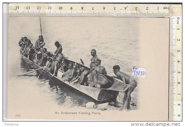 PO3983D# BAY OF BENGAL - ANDAMEN ISLANDS - ANDAMESE FISHING PARTY  No VG - Altri & Non Classificati