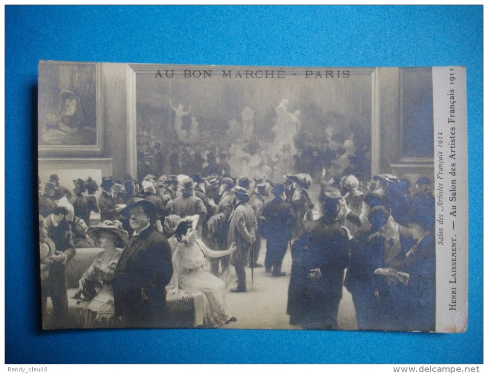 SALON  Des Artistes Francais  1912  -  Henri Laissement  - PUBLICITE  Au Bon Marché - Schilderijen