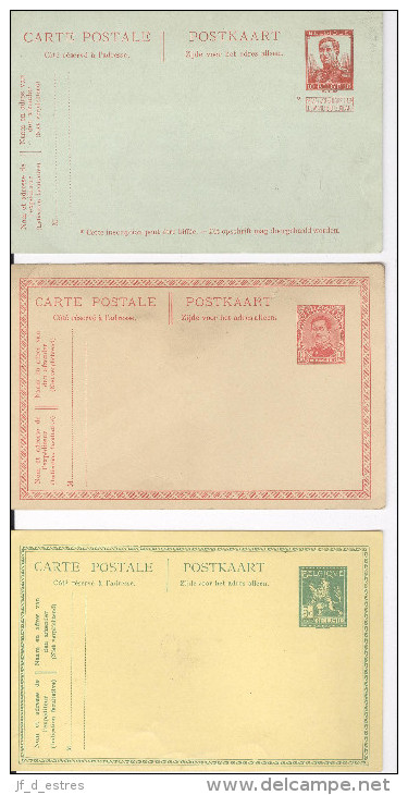 8 Entiers Postaux Belgique, Deutsches Reich, Espagne, Nederland Vers 1900-1920 - Autres & Non Classés