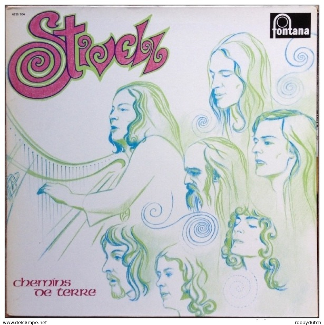 * LP *  ALAN STIVELL - CHEMINS DE TERRE (France 1973 EX-!!!) - Country En Folk