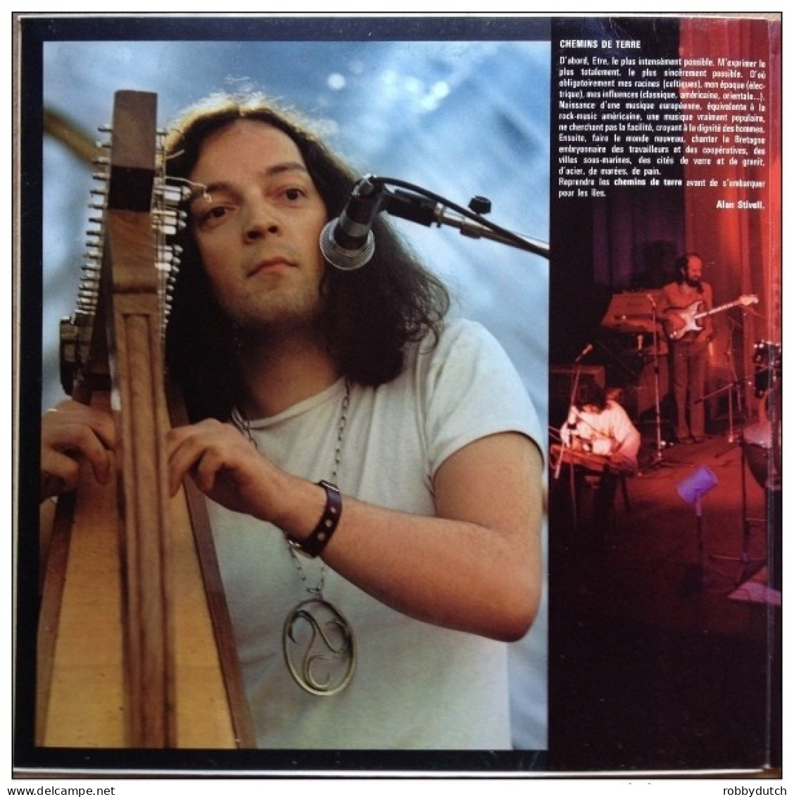 * LP *  ALAN STIVELL - CHEMINS DE TERRE (France 1973 EX-!!!) - Country En Folk
