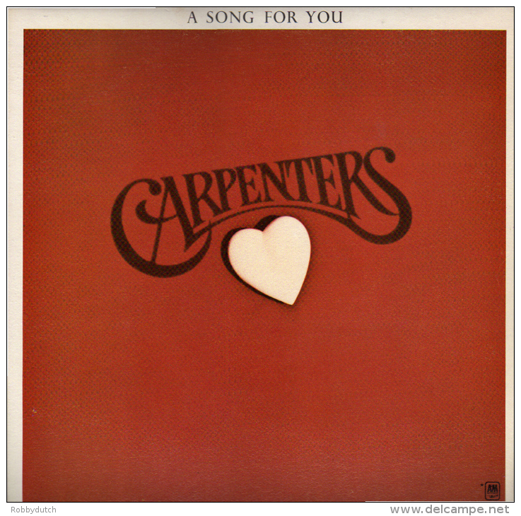 * LP *  THE CARPENTERS - A SONG FOR YOU (Holland 1972) - Disco, Pop