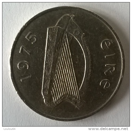 Monnaies - Irlande - 10 Pence 1975 - - Irlande